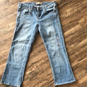 L.E.I. Stretch denim capris
